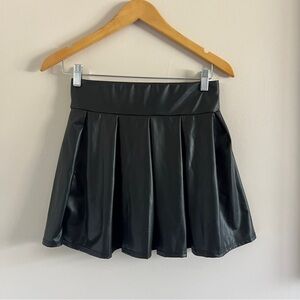Spirt | Faux Leather Skirt